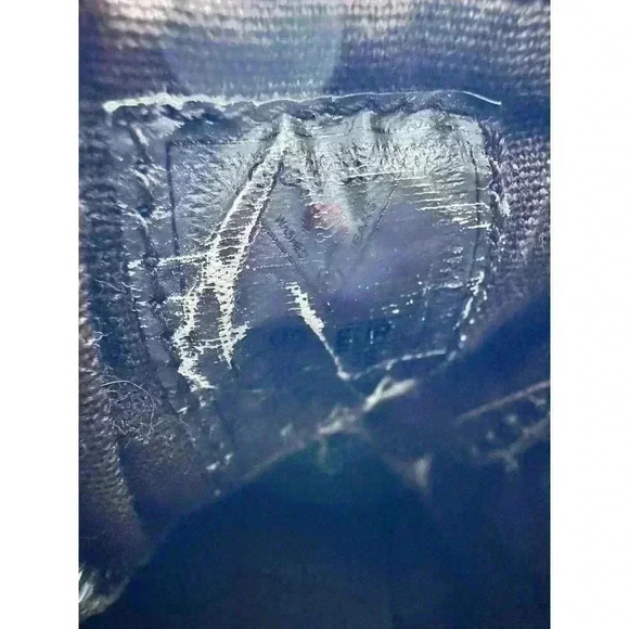 Vintage Guess Los Angeles Boots Denim & Dry Brown Hiking Boots US Size 7 - Picture 3 of 12